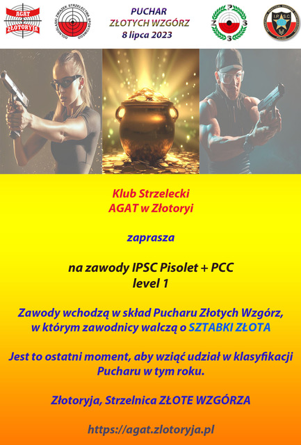 Agat Złotoryja plakat